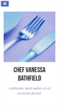 Mobile Screenshot of chefvanessabathfield.com